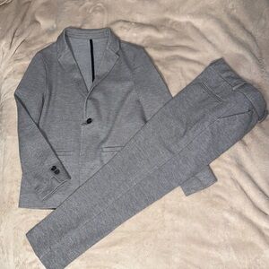 Zara Big Boys size 10 pants size 11-12 Blazer Gray Blazer and Pants Set